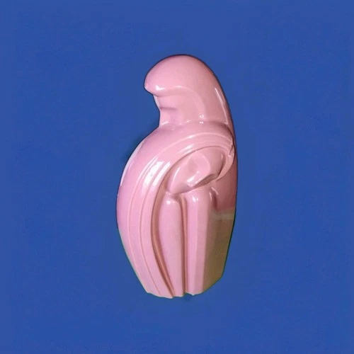 RARE Vintage Haegar Couple Statue "Lovers Embrace" Art Pottery Mauve