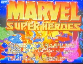 Marvel Super Heroes (Sony PlayStation 1 PS1) Disc Only Tested Working