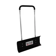 Manplow Revx32 Snow Pusher, 32 In W X Plastic Blade, 50 In L Aluminum Handle