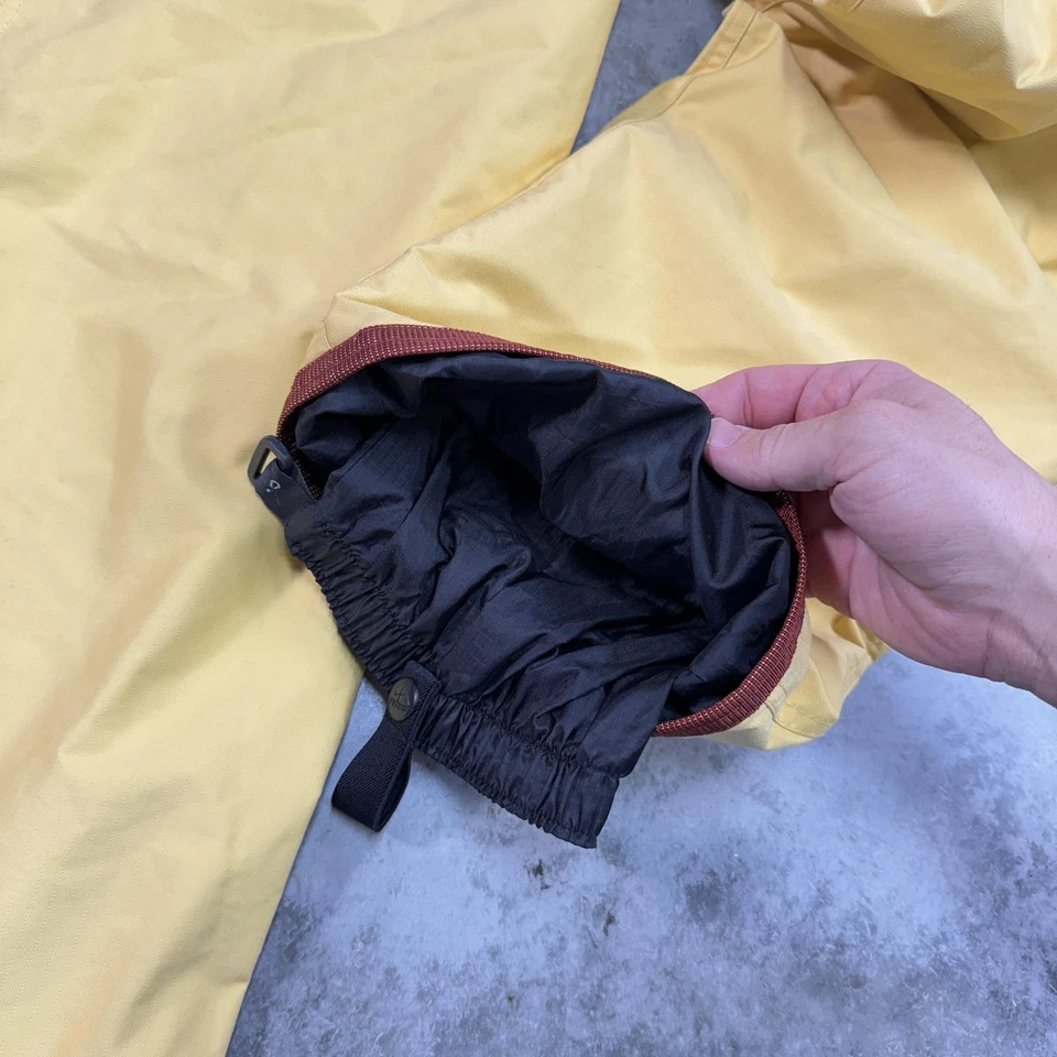 Vintage Nike ACG Clima-Fit Max Snow Pants Yellow Mens Small Outer Layer 90s Ski - Image 4 of 4