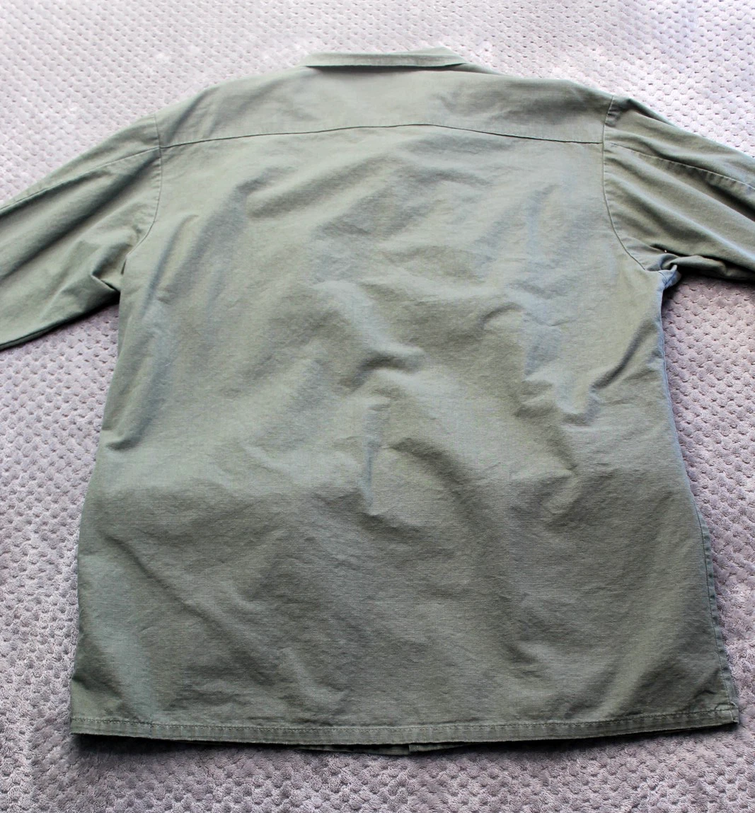 Rothco Jacket Mens Medium Green BDU Ripstop Field Button Front Reproduction image 7