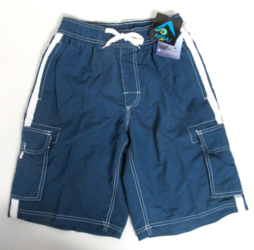 Kanu Surf Men's Barracuda Swim Trunks Board Shorts 7064 DENIM Blue -S