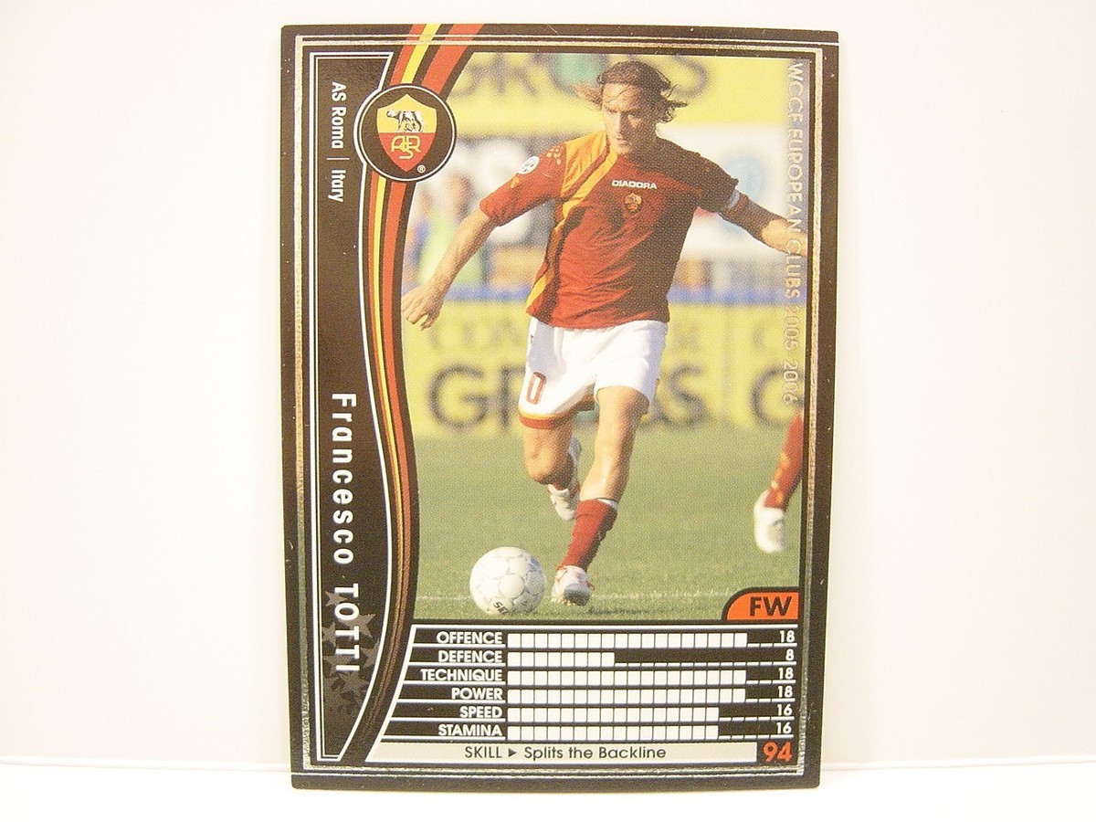 Panini WCCF 2005-06 Francesco Totti 1976 Italy No.10 AS Roma