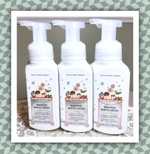 Bath  Body Works WHIPPED WHITE COCOA 8.75oz Gentle Clean Foaming Hand Soap x3 