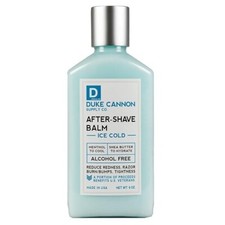 Duke Cannon Cooling After-Shave Balm Big 6oz Aloe Alcohol Free Benefits US Vets