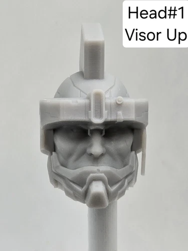 3d Printed  Video Game JACK HEAD#1 1:12 6" Classified Legends COMPATIBLE