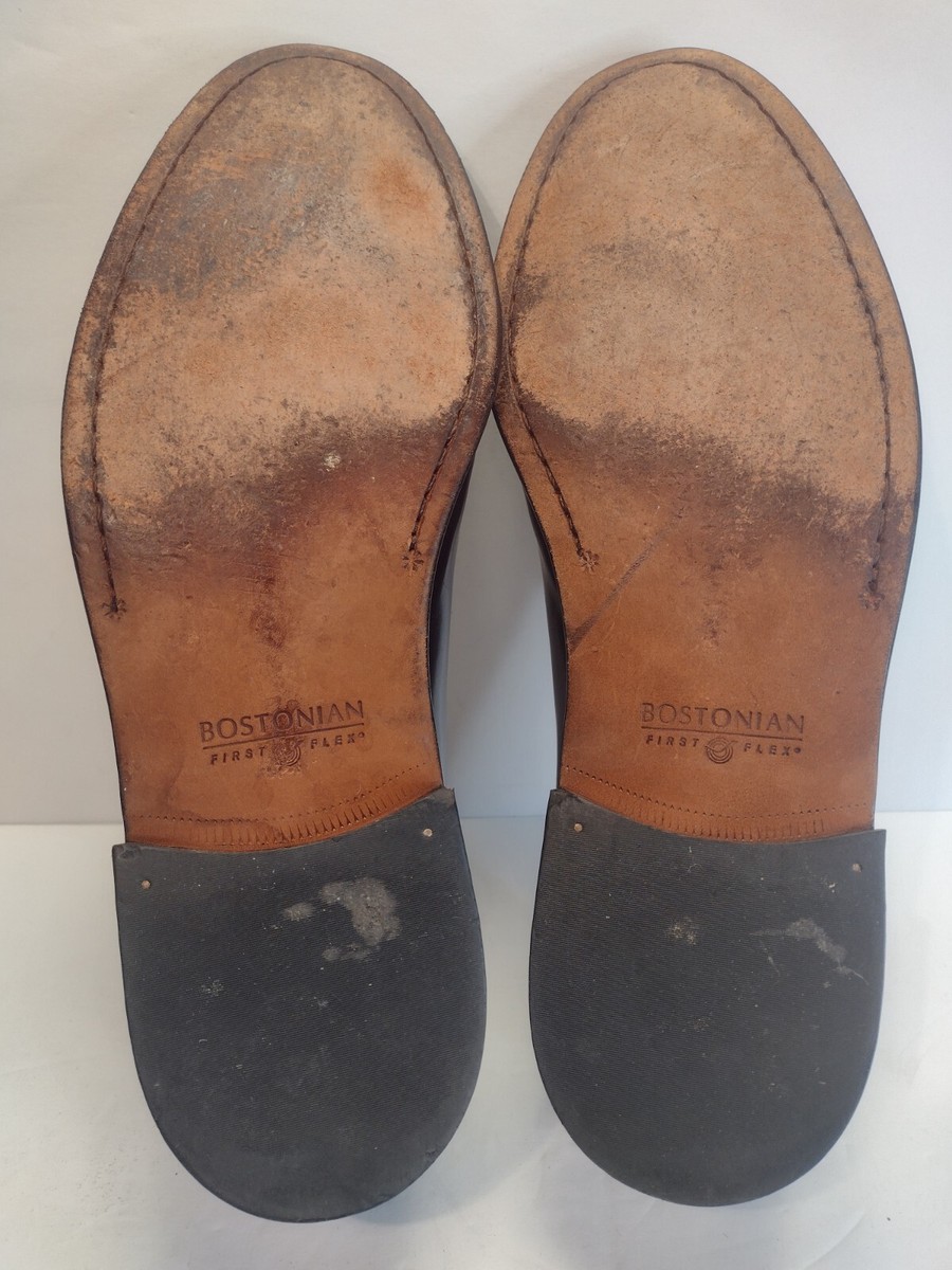 Bostonian Leather Shoes Burgundy Kiltie Tassel Loafers 20328  display picture 3