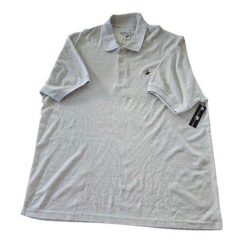 Prada Polo Shirt Mens XL Gray Short Sleeve Logo Pocket Jersey