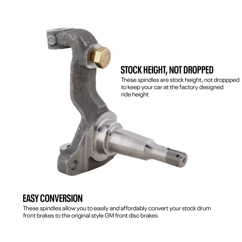 Husillos de freno de disco para automóvil Speedway Motors 1964-74 GM, acero forjado Foto 2 de 4