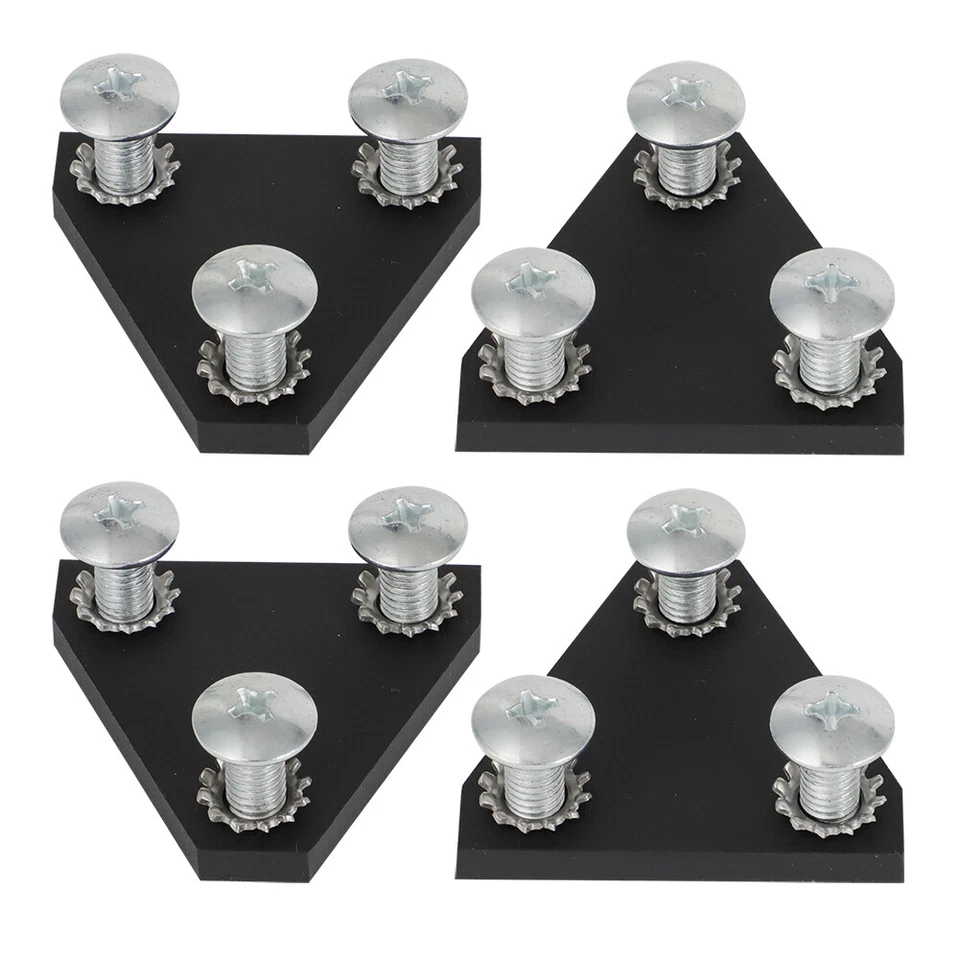 Door Hinge Nut Plate Kit Backing Plate For Ford F-1 F-2 F-3 F4 Pickup 1948-1952 Foto 3 de 4