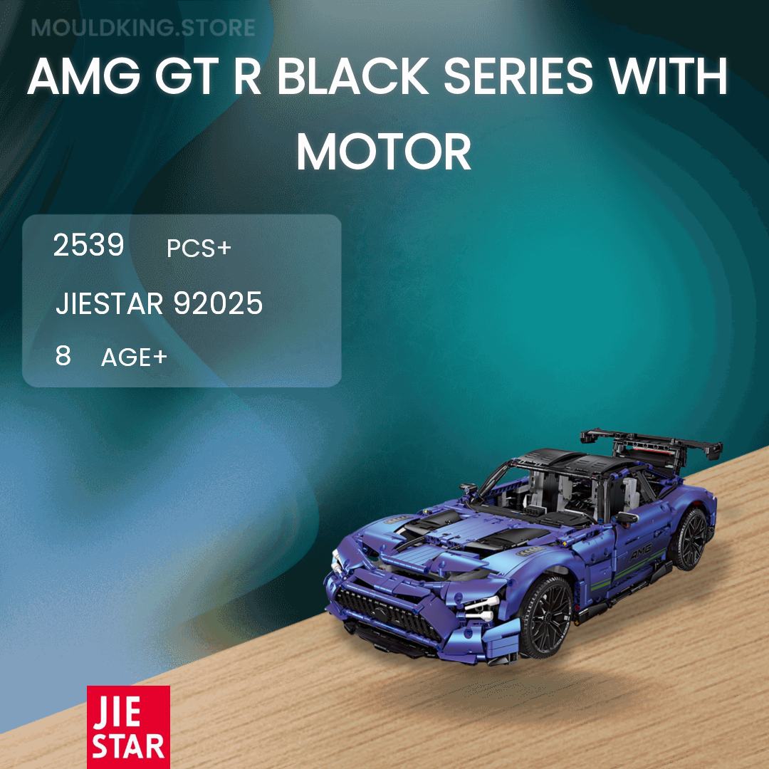 JIESTAR 92025 AMG GT R Black Series With Motor with 2539 Pieces | eBay