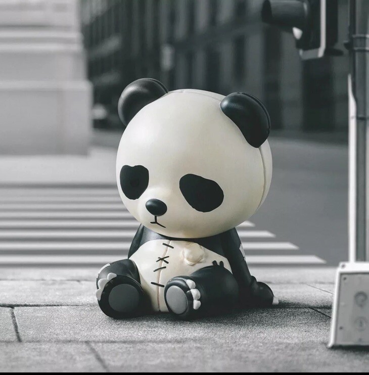 Popmart Hirono Doll Panda Limited Edition Figure | eBay UK