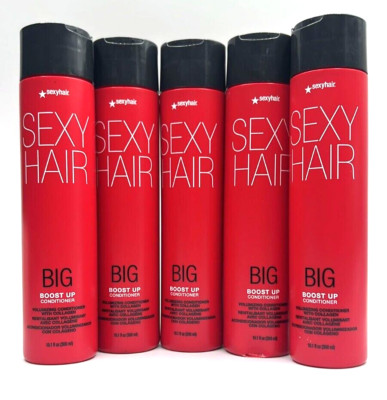 5 x Sexyhair Big Boost Up Condtioner 300ml volumen mit kollagen