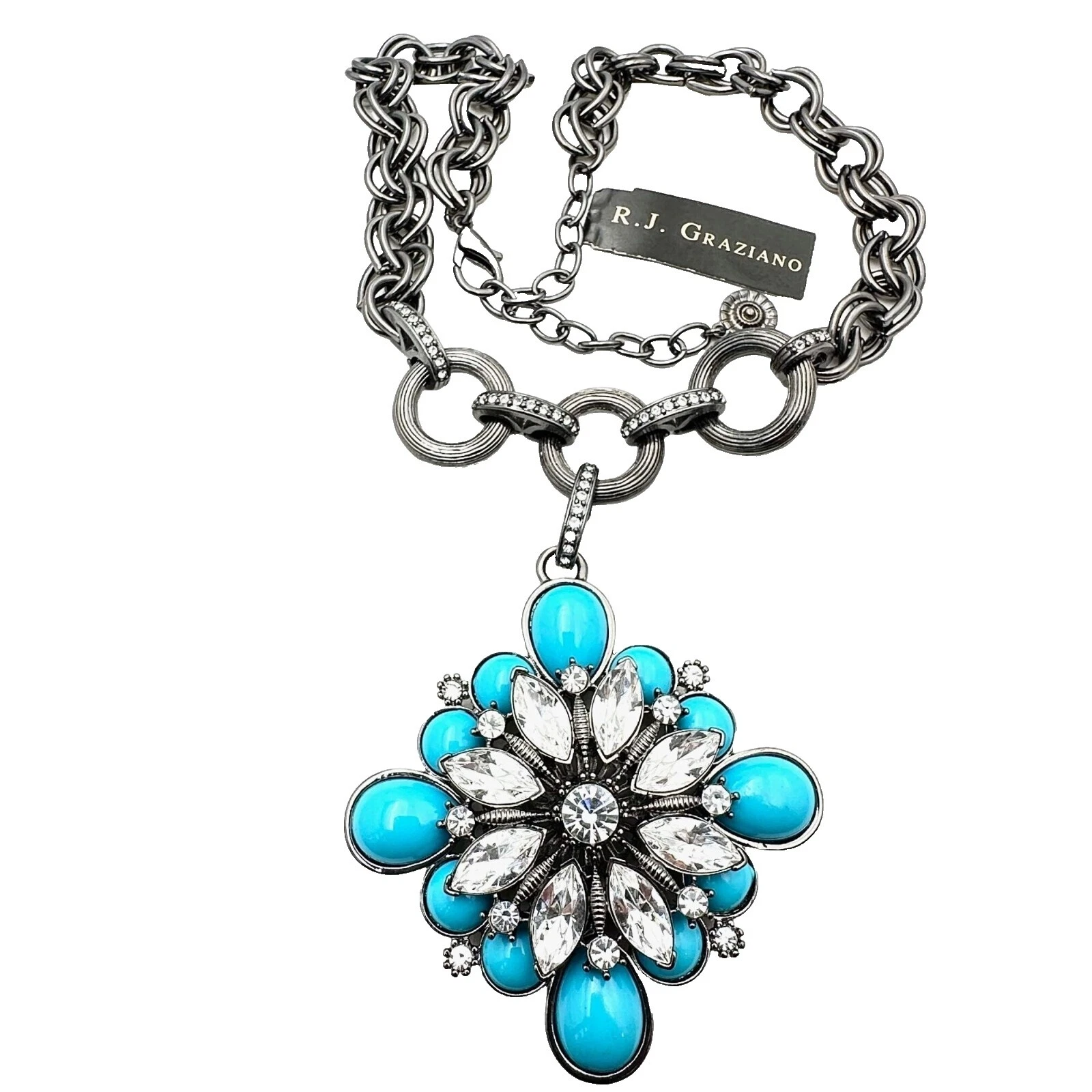 Graziano 水晶时尚项链和吊坠