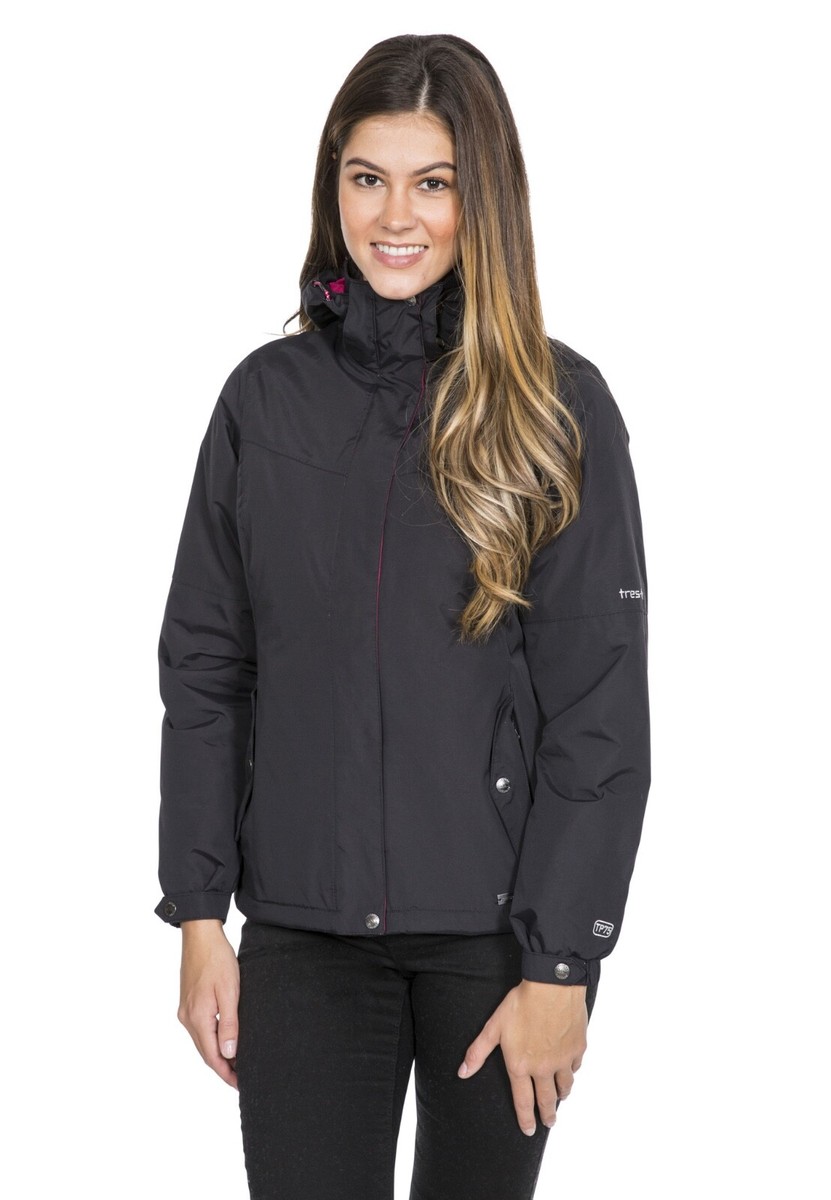 Malissa Trespass Waterproof Female Jacket BLACK, S, M L