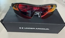 Under Armour Sunglasses Jr. 75/red Frame With Logo New