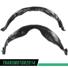 Fit For 2007-2011 Toyota Camry Front Left and Right 2Pcs Black Fender Liner Set