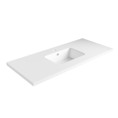 Dyconn Faucet 51 Inch Solid Surface Vanity Top