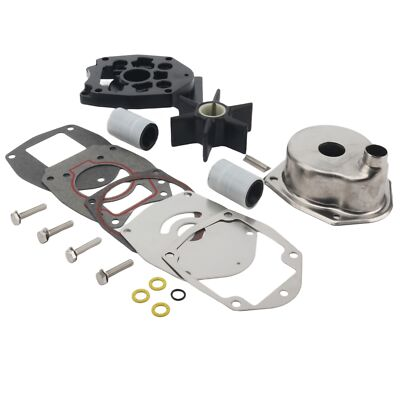 #ad #ad Water Pump Rebuild Service Kit for Mercury Outboard 65 225 HP 18 3214 46 43055A4 $65.47