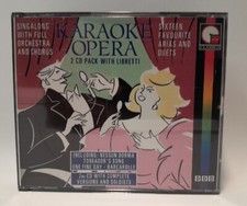 Karaoke Opera 2 CD Pack with 47-page Libretto Sing Along with Full Orchestra