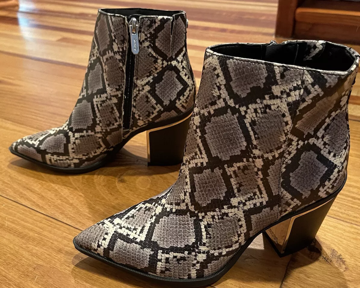 Snakeskin booties deals sam edelman