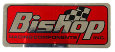 Bishop Racing Components Small Mirrored Sticker Decal Drag Offroad Ultra4 NHRA