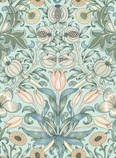 17.3x118 William Morris Peel and Stick Pink B...