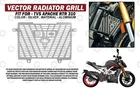 Silver Vector Radiator Grill "Fit For Tvs Apache RTR 310"