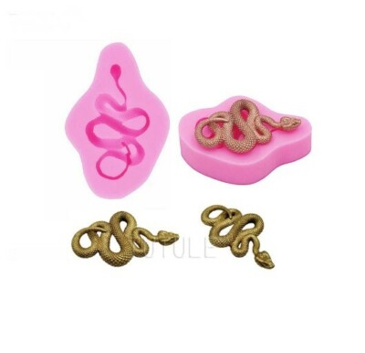 bj SILIKONFORM SCHLANGE SCHOKOLADE BONBONS SCHMUCK HARZ KREIDE KEKSE