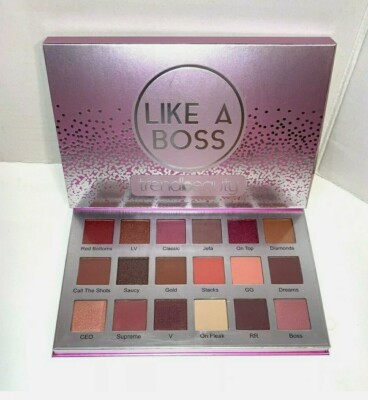 LIKE a BOSS by TRENDBEAUTY 18 Eyeshadow Palette includes Matte and Shimmer
