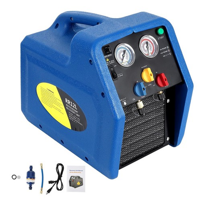 #ad 110V 1 2 HP Refrigerant Machine Portable 558psi Pressure for Automotive HVAC $778.99