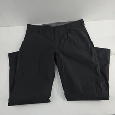 Eddie Bauer mens fleece lined tech pant black 40x32 hiking 6870