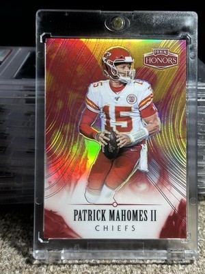 Patrick Mahomes II /20 Panini 2020 Honors Orange Prizm #22 Chiefs NFL Card