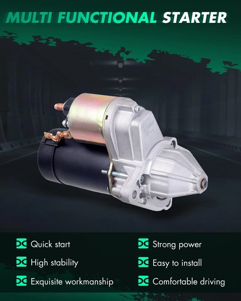 Starter Motor 1.3kW 12V for Saturn SC SL SL1 SL2 Auto Replacement Compact - Image 4 of 4