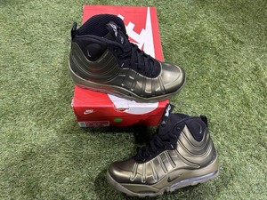 nike air bakin posite green