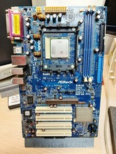 VINTAGE Motherboard ASROCK K8NF3-VSTA socket 754 + cpu ram tested working !!
