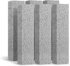 6Pack Pumice Stone for Toilet Cleaning Bowl Stick,Powerfully Cleans Hard Water