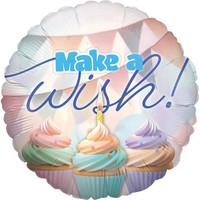 Folienballon Happy Birthday Pastel Rund 45Cm Motiv 1 Luftballon Geburtstag Party