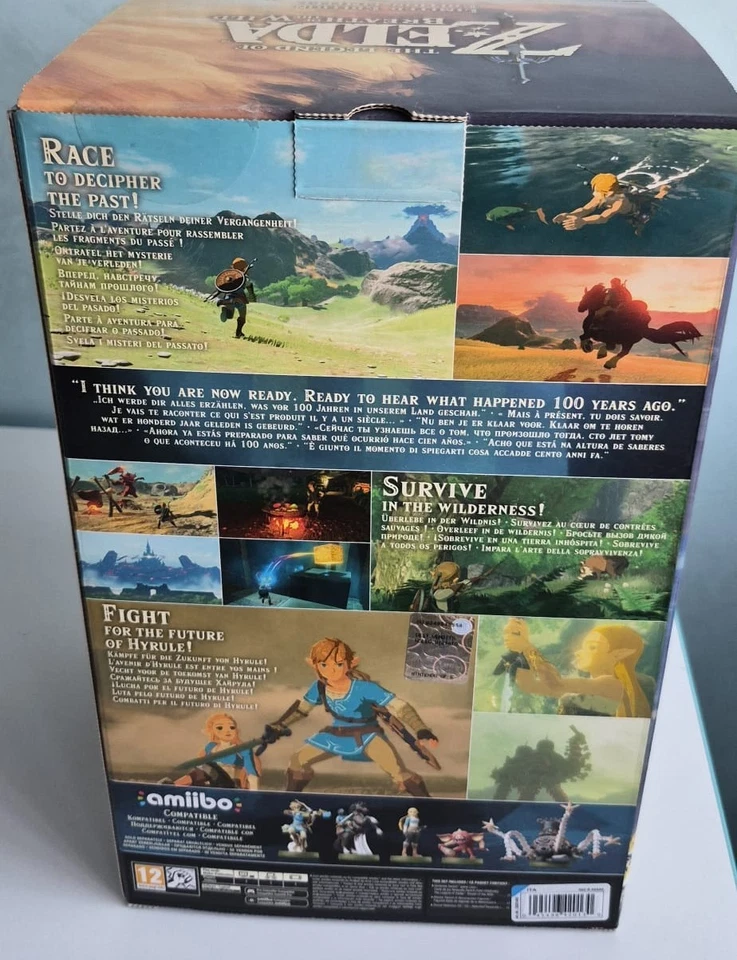 The Legend of Zelda Breath of the Wild Limited Edition PAL ITA Switch, foto 2 di 4