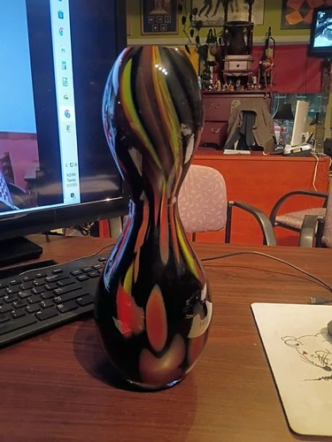 VTG Murano Double Gourd 12 1/2" Art Glass Bottle Vase Gorgeous near MINT