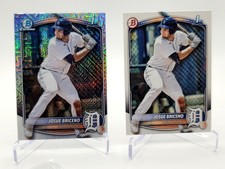 2025 Bowman #BCP-13 Josue Briceno Chrome Prospects Mojo Refractor & Base⚾️⚾️⚾️⚾️