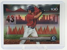 2024 Bowman Chrome Kyle Teel (RC) Top 100 Refractor Boston Red Sox 