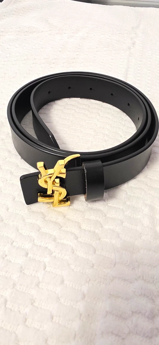 小物 SAINT LAURENT black belt Saint Laurent Leather Black Belts for Women for sale | eBay