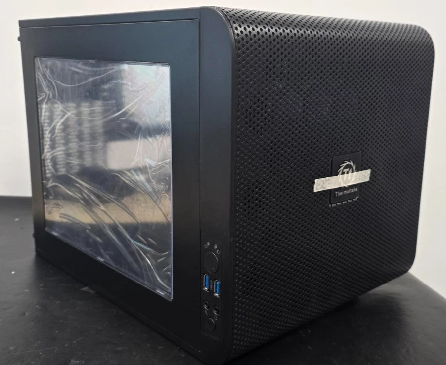 @UNUSED/MINOR ISSUE@ Thermaltake Core V1 MiniITX black MTT09 - Image 2 of 4