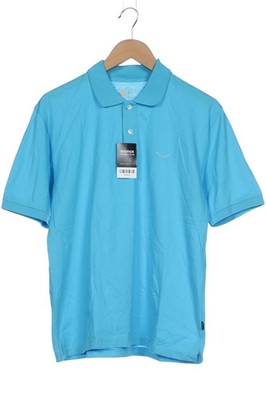 Trigema Poloshirt Herren Polohemd Shirt Polokragen Gr. L Baumwolle Blau #q5cygm9