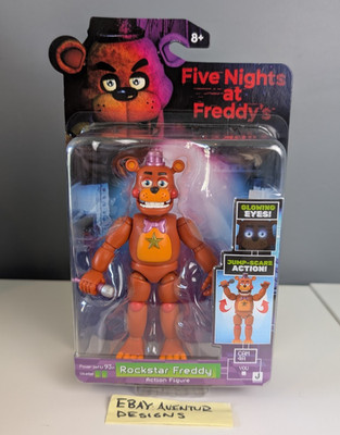 Jazwares FNAF Five Nights at Freddy's Rockstar Freddy Figure Walmart Exclusive