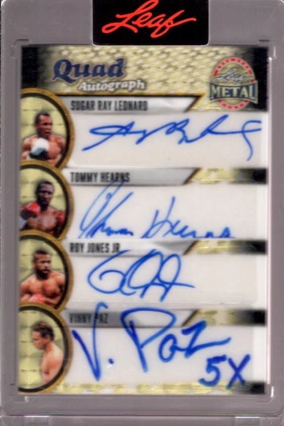 Leaf Boxing Original Autographed Sports Trading Cards