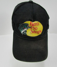 Bass Pro Shops Mesh Back Trucker Hat Black Snapback One Size Adjustable Fishing