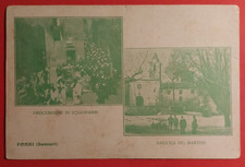 CARTOLINA SASSARI FONNI PROCESSIONE S. GIOVANNI - VG ( C 105 )