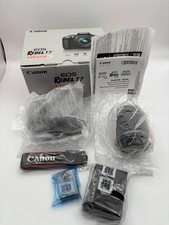 Canon EOS Rebel T7 DSLR Camera Black w/ EF-S 18 55mm f/3.5-5.6 IS II Lens - MINT